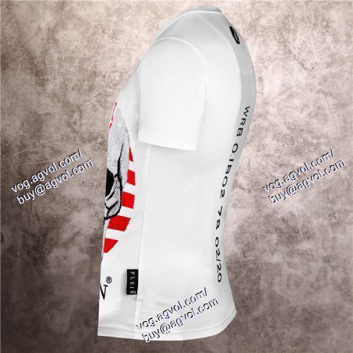  フィリッププレイン PHILIPP PLEIN めちゃくちゃお得 2色可選 PHILIPP PLEINコピー ブランド 2021春夏 半袖Tシャツ 