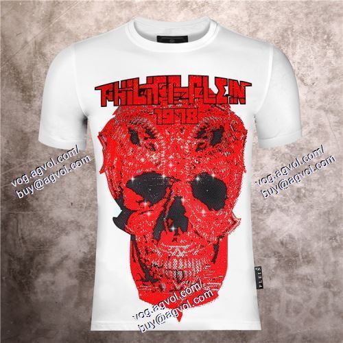  PHILIPP PLEINブランド 偽物 通販 2色可選 半袖Tシャツ 最旬アイテム フィリッププレイン PHILIPP PLEIN 2021春夏