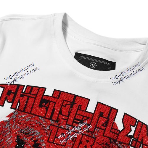  PHILIPP PLEINブランド 偽物 通販 2色可選 半袖Tシャツ 最旬アイテム フィリッププレイン PHILIPP PLEIN 2021春夏