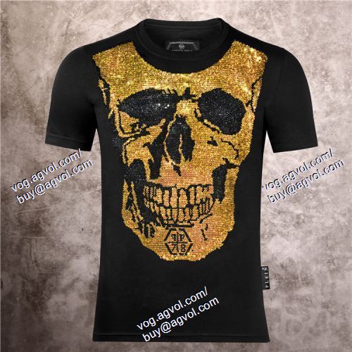  2021春夏 PHILIPP PLEINスーパーコピー 激安 2色可選 半袖Tシャツ フィリッププレイン PHILIPP PLEIN 首胸ロゴ  
