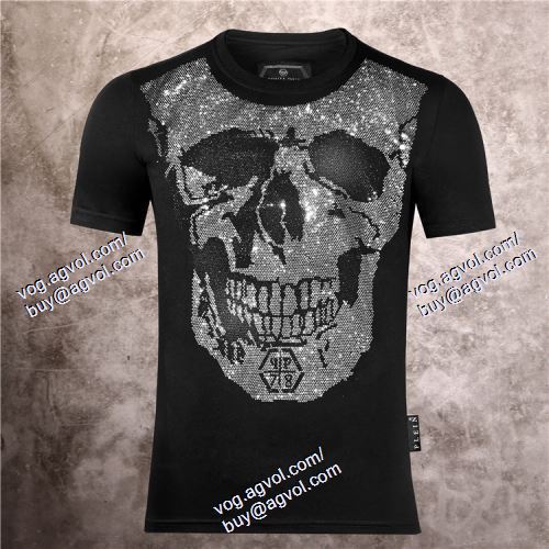  2021春夏 PHILIPP PLEINスーパーコピー 激安 2色可選 半袖Tシャツ フィリッププレイン PHILIPP PLEIN 首胸ロゴ  