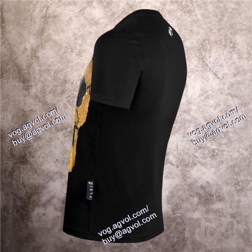  2021春夏 PHILIPP PLEINスーパーコピー 激安 2色可選 半袖Tシャツ フィリッププレイン PHILIPP PLEIN 首胸ロゴ  