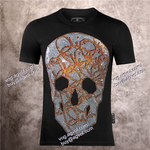  PHILIPP PLEIN偽物ブランド 大人気☆NEW!!  フィリッププレイン PHILIPP PLEIN 2021春夏 半袖Tシャツ