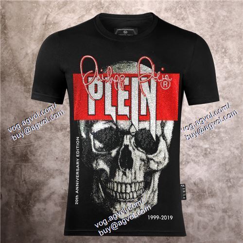  フィリッププレイン PHILIPP PLEIN 2021春夏 PHILIPP PLEINブランド コピー 半袖Tシャツ 2色可選 ～希少