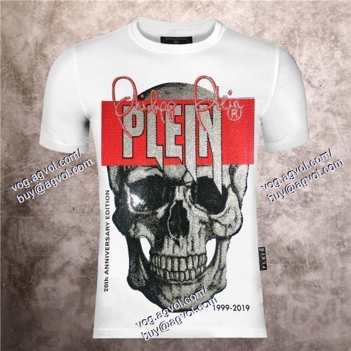  フィリッププレイン PHILIPP PLEIN 2021春夏 PHILIPP PLEINブランド コピー 半袖Tシャツ 2色可選 ～希少
