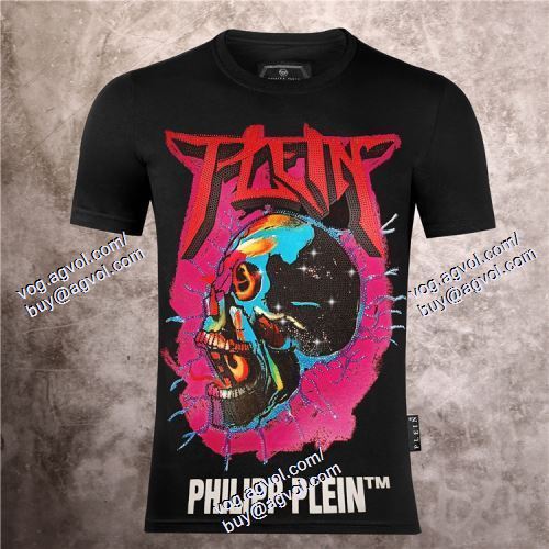  フィリッププレイン PHILIPP PLEIN お買得 PHILIPP PLEINコピー ブランド 2021春夏 半袖Tシャツ 2色可選