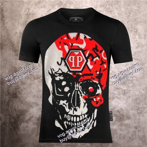  2021春夏 PHILIPP PLEINスーパーコピー 激安 大人のおしゃれに フィリッププレイン PHILIPP PLEIN 半袖Tシャツ 2色可選