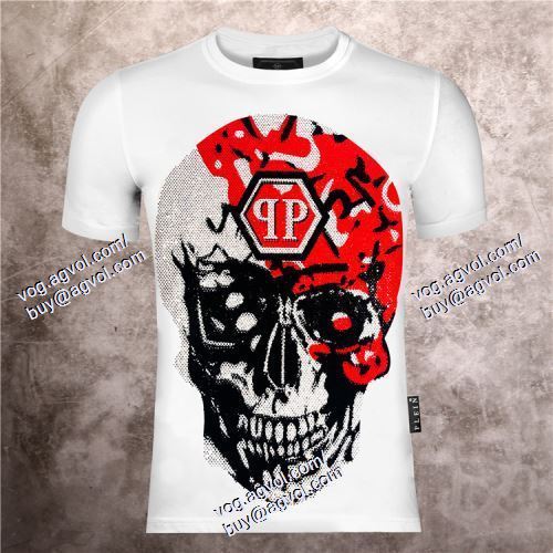  2021春夏 PHILIPP PLEINスーパーコピー 激安 大人のおしゃれに フィリッププレイン PHILIPP PLEIN 半袖Tシャツ 2色可選
