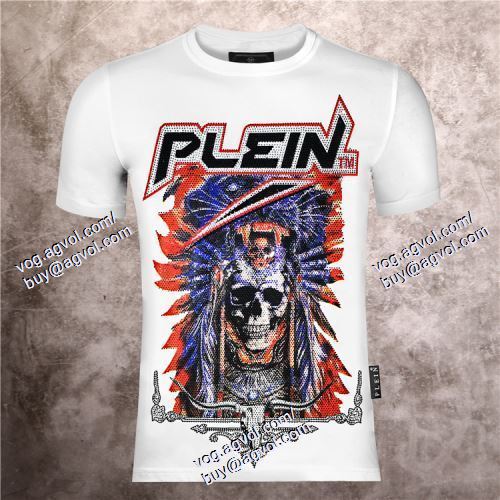  2021春夏 PHILIPP PLEINスーパーコピー 激安 半袖Tシャツ 高級感溢れるデザイン フィリッププレイン PHILIPP PLEIN 2色可選