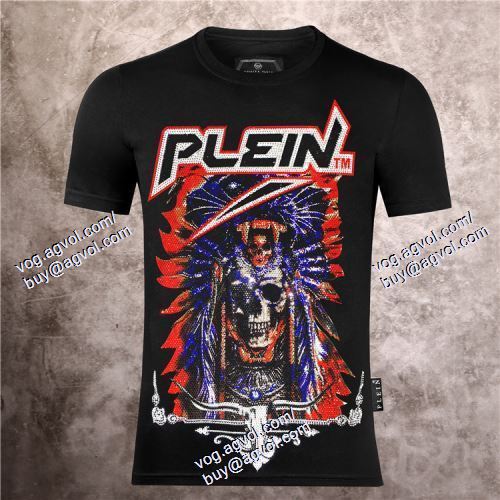  2021春夏 PHILIPP PLEINスーパーコピー 激安 半袖Tシャツ 高級感溢れるデザイン フィリッププレイン PHILIPP PLEIN 2色可選