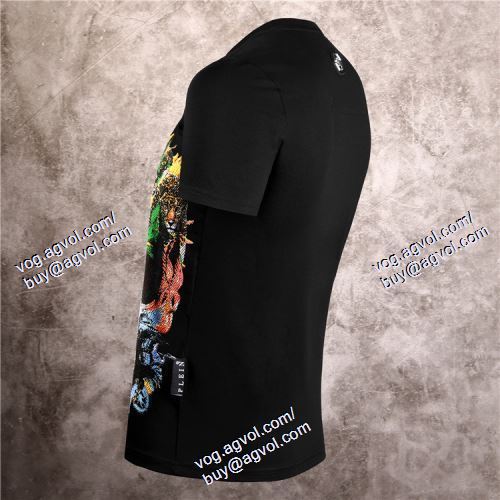  フィリッププレイン PHILIPP PLEIN 2色可選 上質 大人気！ 2021春夏 半袖Tシャツ PHILIPP PLEINコピーブランド