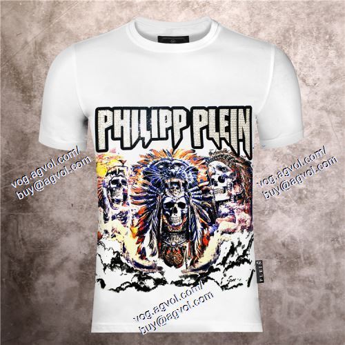  絶大な人気を誇る 2色可選 フィリッププレイン PHILIPP PLEIN 半袖Tシャツ PHILIPP PLEINブランドスーパーコピー 2021春夏