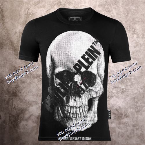  2021春夏 フィリッププレイン PHILIPP PLEIN 高級感を引き立てる 半袖Tシャツ PHILIPP PLEINコピー 2色可選