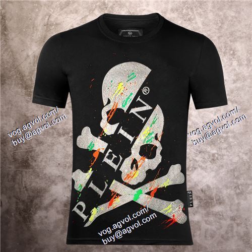  フィリッププレイン PHILIPP PLEIN 2色可選 PHILIPP PLEINコピー ブランド 2021春夏 高級感ある 半袖Tシャツ