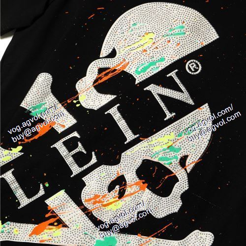  フィリッププレイン PHILIPP PLEIN 2色可選 PHILIPP PLEINコピー ブランド 2021春夏 高級感ある 半袖Tシャツ