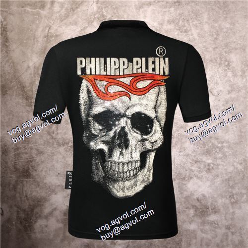  PHILIPP PLEIN偽物ブランド 半袖Tシャツ 落ち着いた感覚 フィリッププレイン PHILIPP PLEIN 2色可選 2021春夏