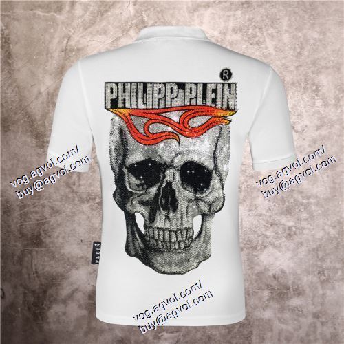  PHILIPP PLEIN偽物ブランド 半袖Tシャツ 落ち着いた感覚 フィリッププレイン PHILIPP PLEIN 2色可選 2021春夏