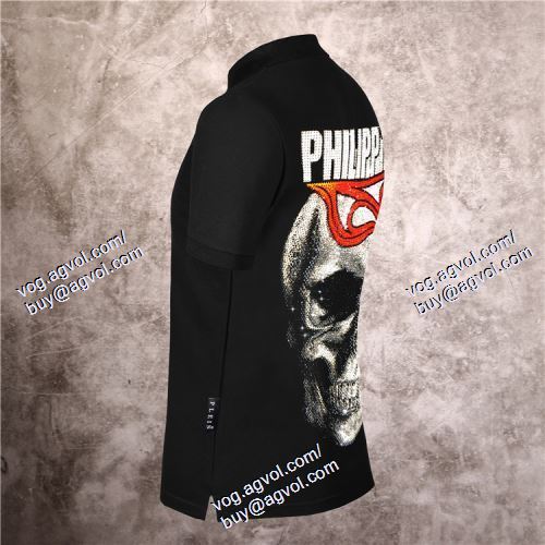  PHILIPP PLEIN偽物ブランド 半袖Tシャツ 落ち着いた感覚 フィリッププレイン PHILIPP PLEIN 2色可選 2021春夏