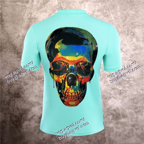  PHILIPP PLEINブランドコピー 3色可選 半袖Tシャツ フィリッププレイン PHILIPP PLEIN 2021春夏 ムダな装飾を排したデザイン