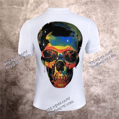  PHILIPP PLEINブランドコピー 3色可選 半袖Tシャツ フィリッププレイン PHILIPP PLEIN 2021春夏 ムダな装飾を排したデザイン