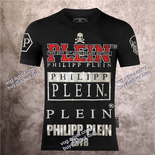  PHILIPP PLEIN偽物ブランド 2色可選 フィリッププレイン PHILIPP PLEIN 2021春夏 半袖Tシャツ 存在感のある