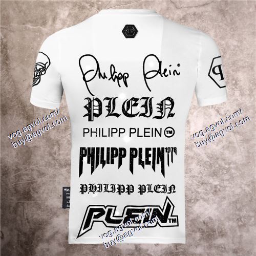  PHILIPP PLEIN偽物ブランド 2色可選 フィリッププレイン PHILIPP PLEIN 2021春夏 半袖Tシャツ 存在感のある