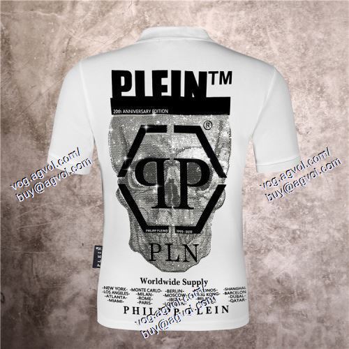  半袖Tシャツ ポップ 2021春夏 フィリッププレイン PHILIPP PLEIN 2色可選 PHILIPP PLEINスーパーコピー 代引