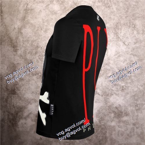  2021春夏 フィリッププレイン PHILIPP PLEIN 【激安】 PHILIPP PLEINコピー 2色可選 半袖Tシャツ