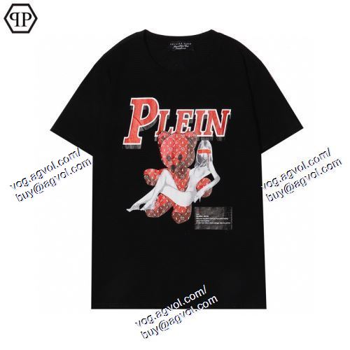  PHILIPP PLEINスーパーコピー 2色可選 フィリッププレイン PHILIPP PLEIN 最旬アイテム 半袖Tシャツ 2021春夏