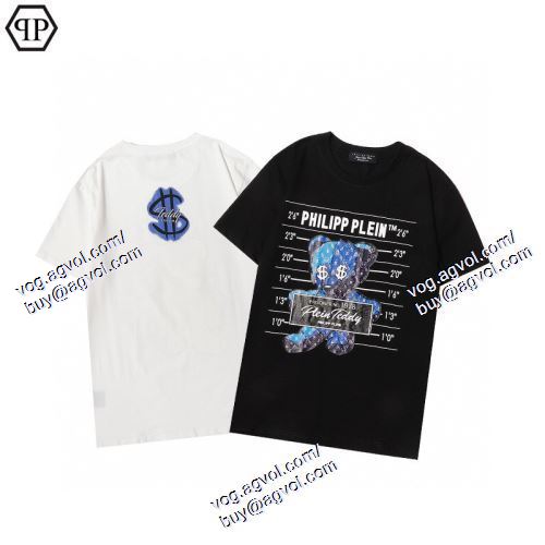  半袖Tシャツ PHILIPP PLEIN偽物ブランド プレゼントに フィリッププレイン PHILIPP PLEIN 2021春夏 2色可選