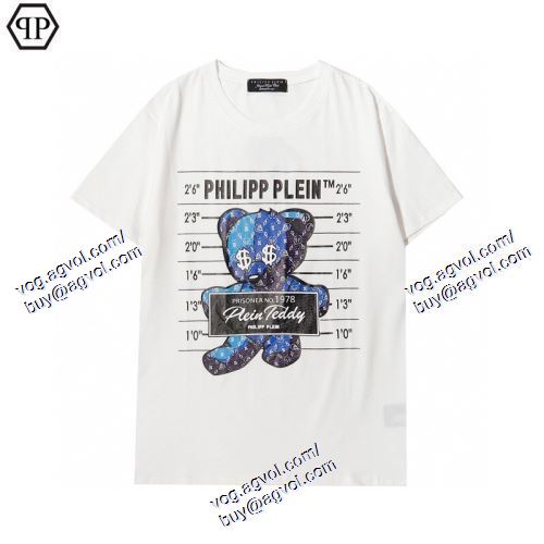  半袖Tシャツ PHILIPP PLEIN偽物ブランド プレゼントに フィリッププレイン PHILIPP PLEIN 2021春夏 2色可選