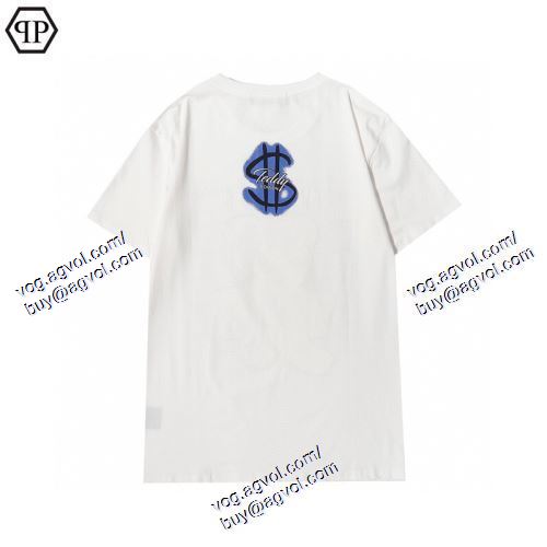  半袖Tシャツ PHILIPP PLEIN偽物ブランド プレゼントに フィリッププレイン PHILIPP PLEIN 2021春夏 2色可選