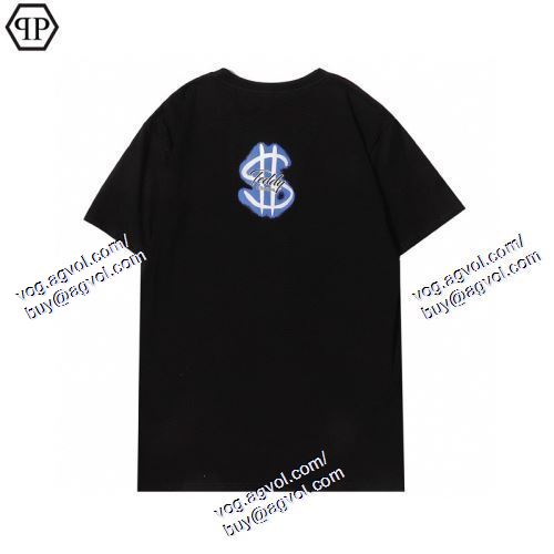  半袖Tシャツ PHILIPP PLEIN偽物ブランド プレゼントに フィリッププレイン PHILIPP PLEIN 2021春夏 2色可選