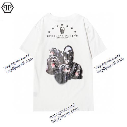  2021春夏 フィリッププレイン PHILIPP PLEIN 2色可選 半袖Tシャツ PHILIPP PLEINスーパーコピー 代引 ～希少