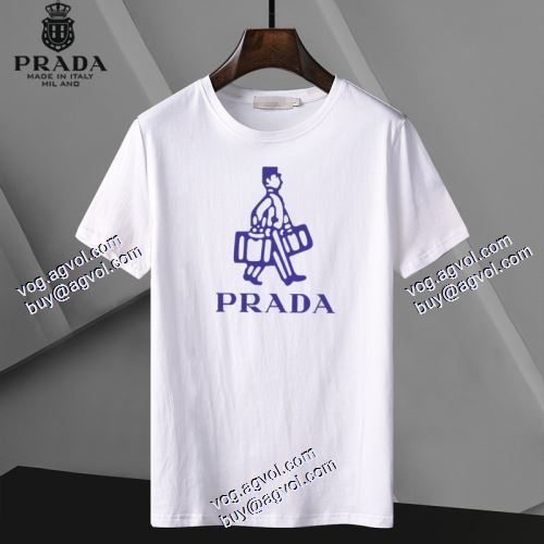 2色可選 半袖シャツ PRADAコピー 人気新品★超特価★ 2021春夏 プラダ PRADA 
