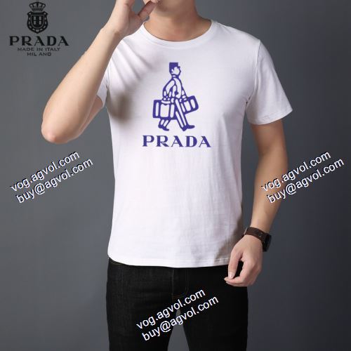 2色可選 半袖シャツ PRADAコピー 人気新品★超特価★ 2021春夏 プラダ PRADA 