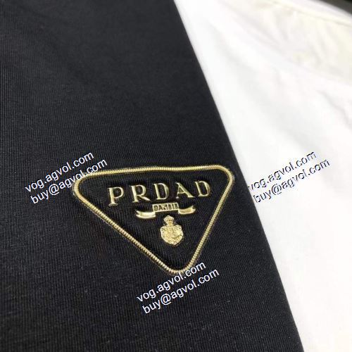  半袖シャツ  PRADAコピー  2色可選  2021春夏  人気が爆発  プラダ PRADA  