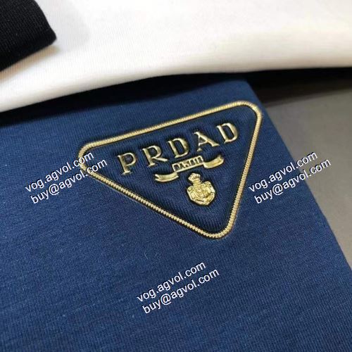  半袖シャツ  PRADAコピー  2色可選  2021春夏  人気が爆発  プラダ PRADA  