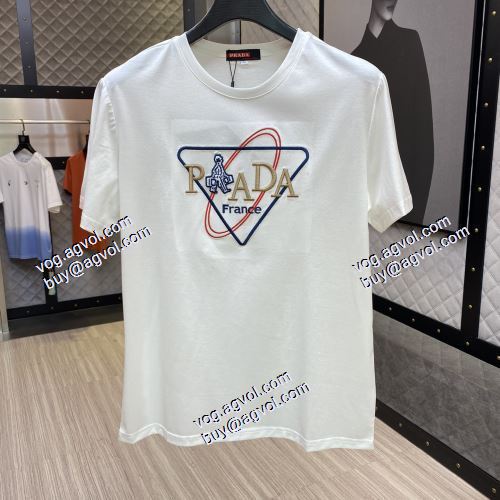  PRADAコピー ブランド  3色可選  個性派  2021春夏  半袖シャツ  プラダ PRADA