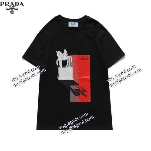  一味違うケーブル編みが魅力満点  半袖シャツ  2色可選  PRADAブランドコピー  プラダ PRADA  2021春夏