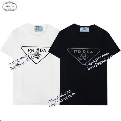  2色可選  PRADAスーパーコピー  半袖シャツ  プラダ PRADA  2021春夏  上質 大人気！ 