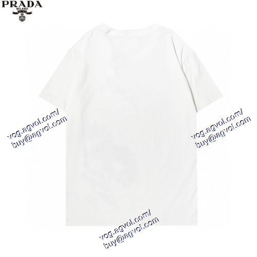  半袖Tシャツ プラダ PRADA 2021春夏 人気が爆発  PRADAコピー ブランド 2色可選 