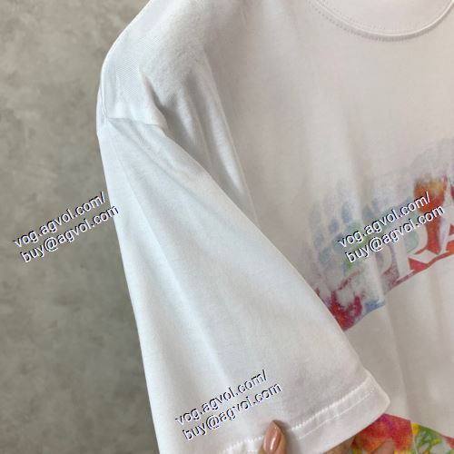  PRADAブランド 偽物 通販 プラダ PRADA 2021春夏 2色可選 半袖Tシャツ 個性派