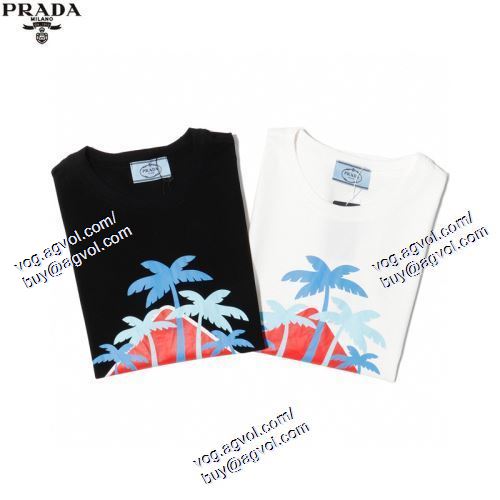  存在感◎ プラダ PRADA 2色可選 半袖Tシャツ 2021春夏 PRADAブランドコピー