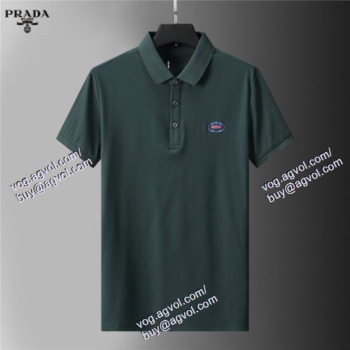  プラダ PRADA 2021春夏 一味違うケーブル編みが魅力満点 2色可選 半袖Tシャツ PRADAブランド コピー