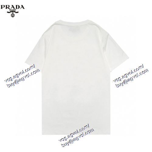  2021春夏 PRADAコピー 2色可選 高級感溢れるデザイン 半袖Tシャツ プラダ PRADA 