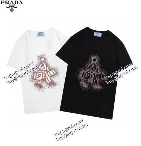  プラダ PRADA 2色可選 2021春夏 半袖Tシャツ PRADAコピー ブランド 上質 大人気！