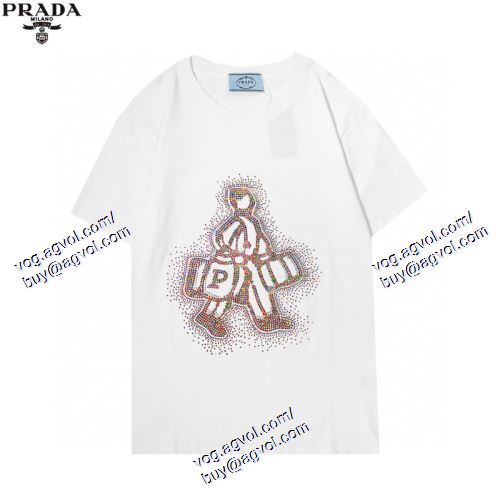  プラダ PRADA 2色可選 2021春夏 半袖Tシャツ PRADAコピー ブランド 上質 大人気！