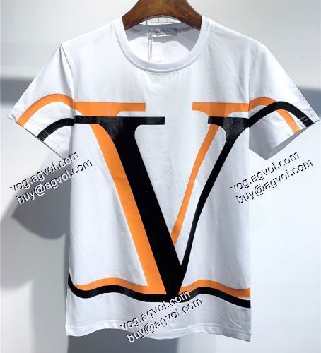 2色可選 VALENTINOブランド 偽物 通販 半袖シャツ ヴァレンティノ VALENTINO 2021春夏 着心地抜群