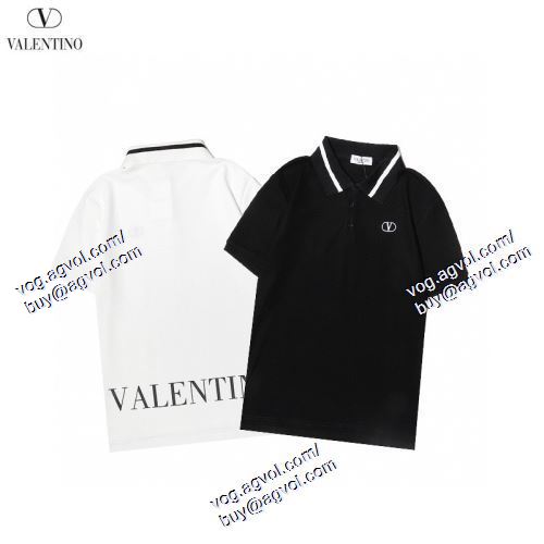  ヴァレンティノ VALENTINO スタイルアップ効果 2021春夏 2色可選 半袖Tシャツ VALENTINOコピー ブランド 